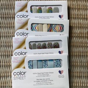 Color Street Rainbows and Blues Nail Polish Strips